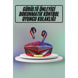 Dokunmatik Kontrol Tws Işıklı Kulakiçi Bluetooth Kulaklık Kablosuz Oyuncu Kulaklığı