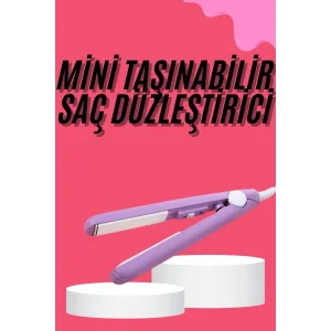 Saç Düzleştirici Pürüzsüz Parlaklık Seyahat Tipi Taşınabilir Seramik Kaplama