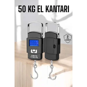 El Terazisi Dijital Göstergeli Pilli 50 Kg Ağırlık Ölçer