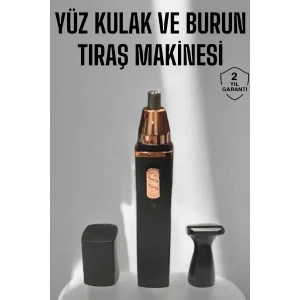 Tıraş Makinesi Kulak Burun ve Yüz Temizleyici Şarjlı Mini