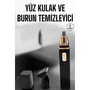 Seyahat Tipi Mini Taşınabilir Siyah Burun Kulak Yanak Kıl ve Tüy Temizleme Makinesi