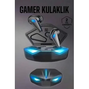 Bluetooth Oyuncu Kulaklığı Led Işıklı Kablosuz ANC Özelliği