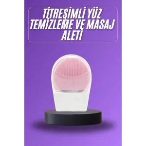 Titreşimli Yüz Masaj Aleti Titreşimli Makyaj Temizleme Cihazı