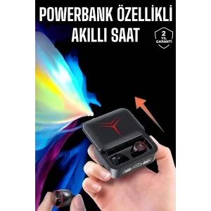 Powerbankli Kulaklık Bluetooth Bağlantılı Çoklu Bağlantı