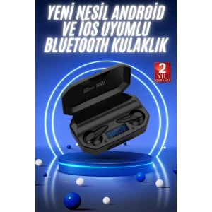 Yeni Nesil Android ve İOS Uyumlu Siyah Profesyonel Oyuncu Kulaklığı