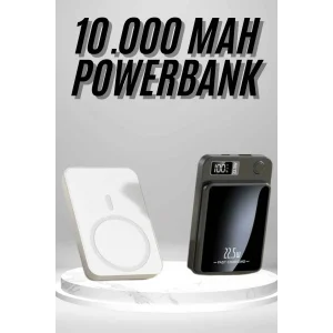 Magsafe Hızlı Şarj 10.000 Mah Wireless Şarj Powerbank Android ve İOS Uyumlu