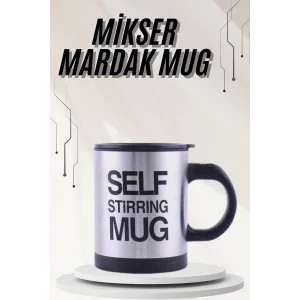 Karıştırıcı Özellikli Mikser Kupa Bardak Termos Bardak