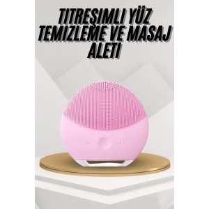Hassas Ciltlere Özel Titreşimli Yüz Temizleme ve Masaj Aleti