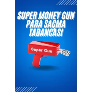 Kırmızı Çocuklara Özel Para Fırlatma Makinesi Para Saçma Tabancası