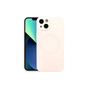 ALLY iPhone 14 Plus 6.7inç Liquid Silica Magsafe Uyumlu Silikon Kılıf-(5775)