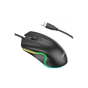 HOCO GM19 RGB LED Işıklı Gamer Oyuncu Kablolu Optik Mouse-(5775)
