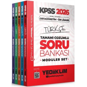 Yediiklim 2026 KPSS Orta??retim ?n Lisans Genel Yetenek Genel K?lt?r Tamam? ??z?ml? Mod?ler Soru Bankas? Seti [Unbound] [Jan 01, 2025] Kollektif