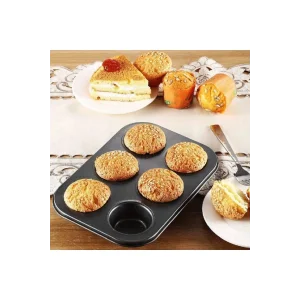 6’lı Muffin Kek Kalıbı – Dayanıklı, Çok Amaçlı Fırın Kalıbı