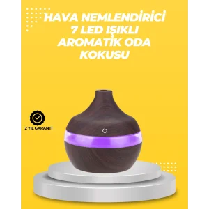 7 Renk LED Işıklı Ultrasonik Aroma Difüzör 300 ml