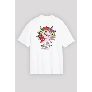 8 Mart Dünya Kadınlar Günü İçin Tişört Özel Baskılı T-shirt - Beyaz