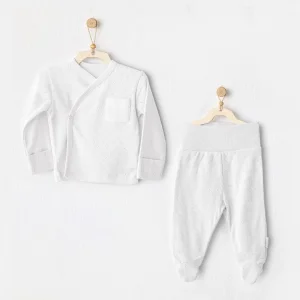 AC25557 Set 2Li Zıbın Takım White