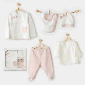 AC25950 Ballerina 5 Parça Hastane Çıkışı Ekru