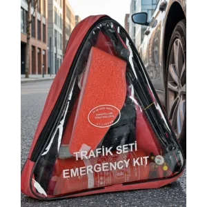 Acil Durum Trafik Seti Reflektör Yangın Tüpü ve İlk Yardım Çantalı