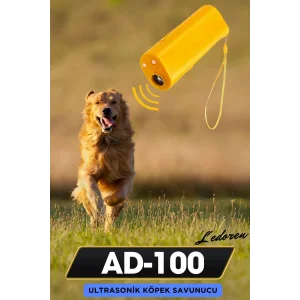 AD-100 Ultrasonik 150 DB Uzun Menzilli Köpek Savunma ve Eğitici Ses Cihazı
