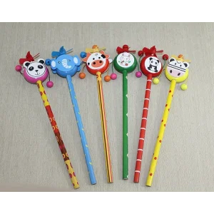 Ahşap Hayvan Figürlü Kurşun Kalem