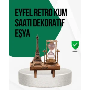 Ahşap Kum Saati – Vintage Tasarımlı Masa Dekoru