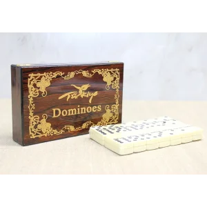 Ahşap Kutulu Domino Oyunu Model 3