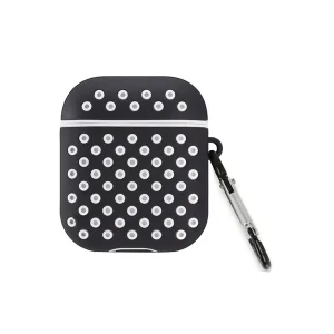 Airpods 3 (3.nesil) Spor Delikli Kılıf - Siyah-beyaz