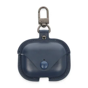 Airpods Pro 2 (2.nesil) Çanta Deri Kılıf - Lacivert