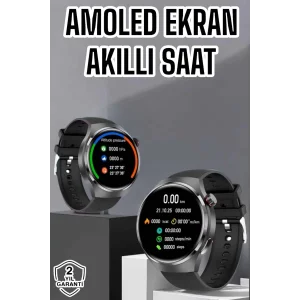 Akıllı Saat Bluetooth Bağlantılı Amoled Ekran Uyku ve Sağlık Takibi