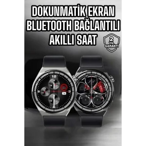 Akıllı Saat Dokunmatik Ekran Sesli Görüşme ve Bildirim Görme Sağlık Takibi