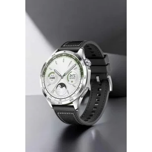 Akıllı Saat Metal Kordonlu GPS ve NFC Uyumlu Arama Cevaplayan