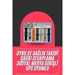 Akıllı Saat Unisex Akıllı Saat Çoklu Kordon Seçeneği Çelik Kordon Plastik Kordon