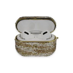 Apple Airpods Pro 2 (2.nesil) Klor Taşlı Kılıf - Desen 6