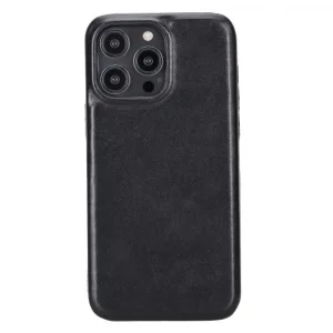 Apple iPhone 14 Pro Max Uyumlu Deri Arka Kapak ROCK RST1