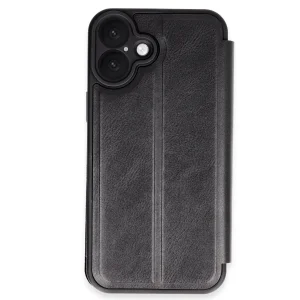 Apple İphone 16 Kılıf Flip Cover - Siyah