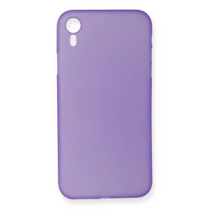 Apple İphone Xr Kılıf Pp Ultra İnce Kapak - Mor