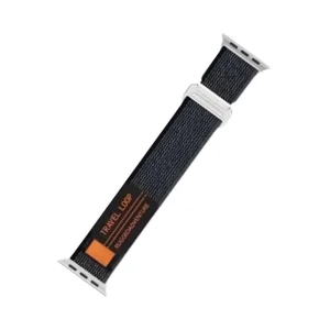 Apple Watch 42mm Alice Kumaş Kordon - Siyah-gri