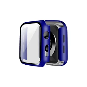 Apple Watch 42mm Camlı Kasa Ekran Koruyucu - Lacivert