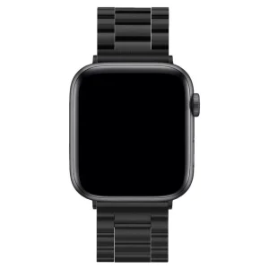Apple Watch 42mm Metal Baklalı Kordon - Siyah