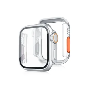 Apple Watch 44mm Watch 49mm Kasa Dönüştürücü Ve Ekran Koruyucu - Gümüş