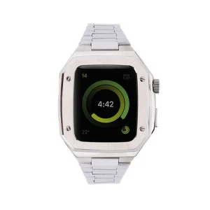 Apple Watch 45mm Metal Petek Kasalı Kordon (saat Değildir) - Gümüş