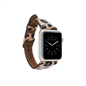 Apple Watch Uyumlu Deri Kordon 42-44-45mm Slim LE02N