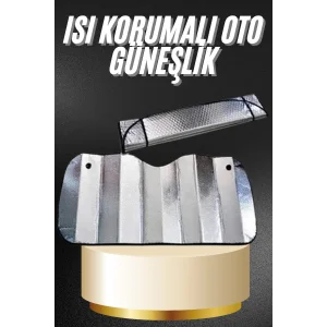 Araba Ön Cam Güneşliği Katlanabilir Oto Güneşlik Tüm Araç Modellerine Uygun