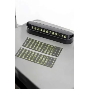 Araba Park Numaratörü Araç İçi Numaralık Değiştirilebilir Çevirmeli Mini