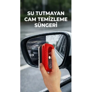 Araç Camı İçin Su Tutmaz Temizleme Süngeri - Pratik Kullanım