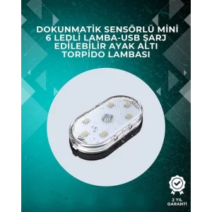 Araç İçi Dekorasyon İçin Manyetik ve Yapışkanlı LED Ambiyans Lambası