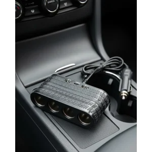 Araç İçi Güç Dağıtıcı 4 Çakmaklık 2 USB 1 Type C Şarj Ünitesi