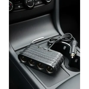 Araç İçi Güç Dağıtıcı 4 Çakmaklık 2 USB 1 Type C Şarj Ünitesi