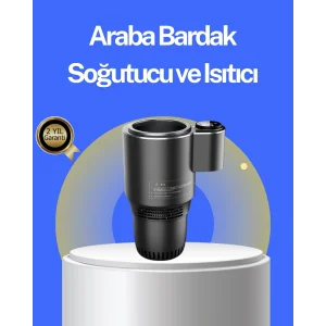 Araç İçi Isıtıcı Soğutucu Bardaklık 60°C Isıtma -4°C Soğutma