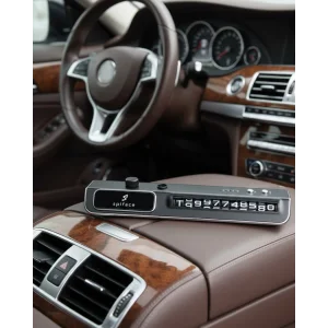 Araç İçi LED Park Telefon Numarası Göstergesi Ön Cam Uyumlu 2 Koku Hediyeli